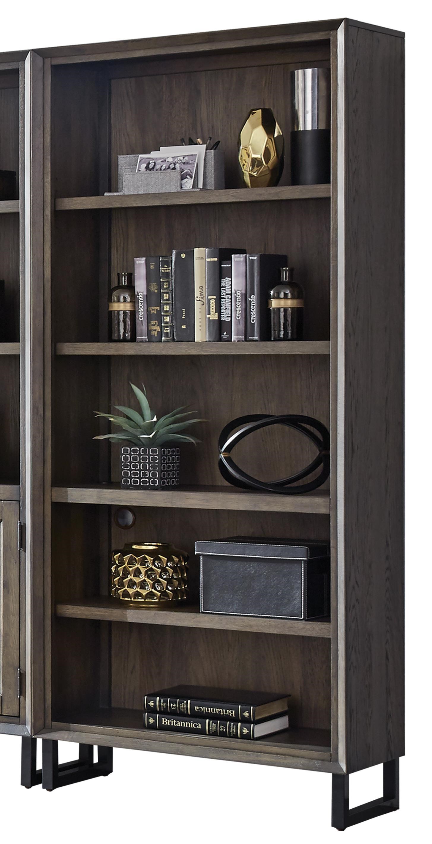 Aspenhome Harper Point Bookcase Red Knot Open Bookcases